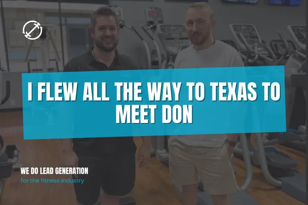 I flew all the way to Texas to meet Don