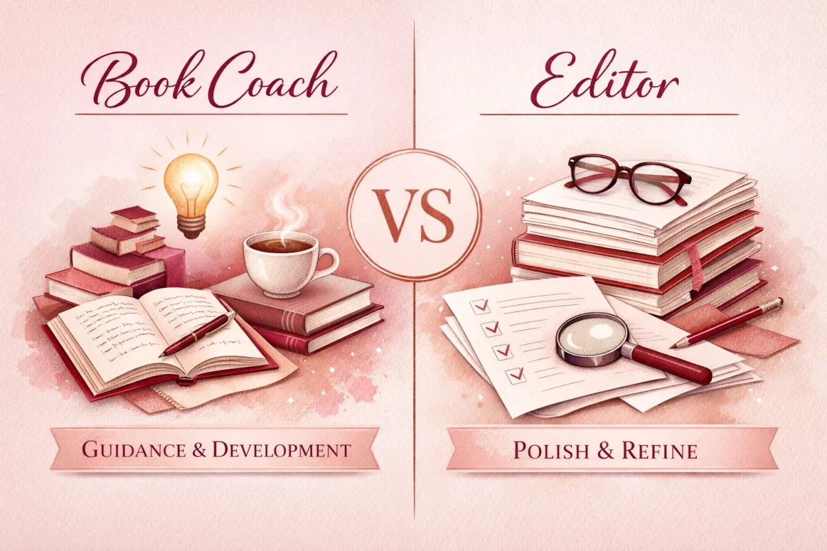 What Is the Difference Between a Book Coach and an Editor?