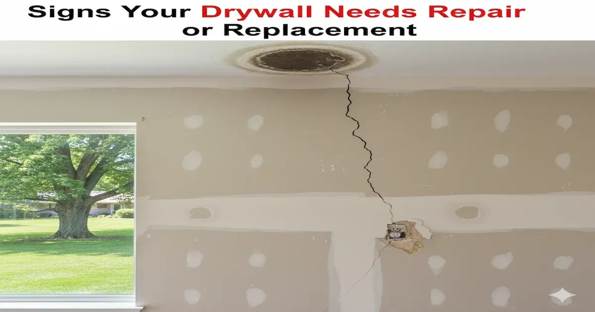 Signs Your Drywall Needs Repair or Replacement