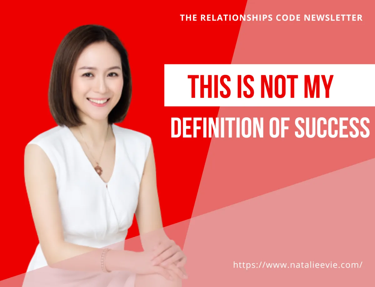 This is not my definition of success
