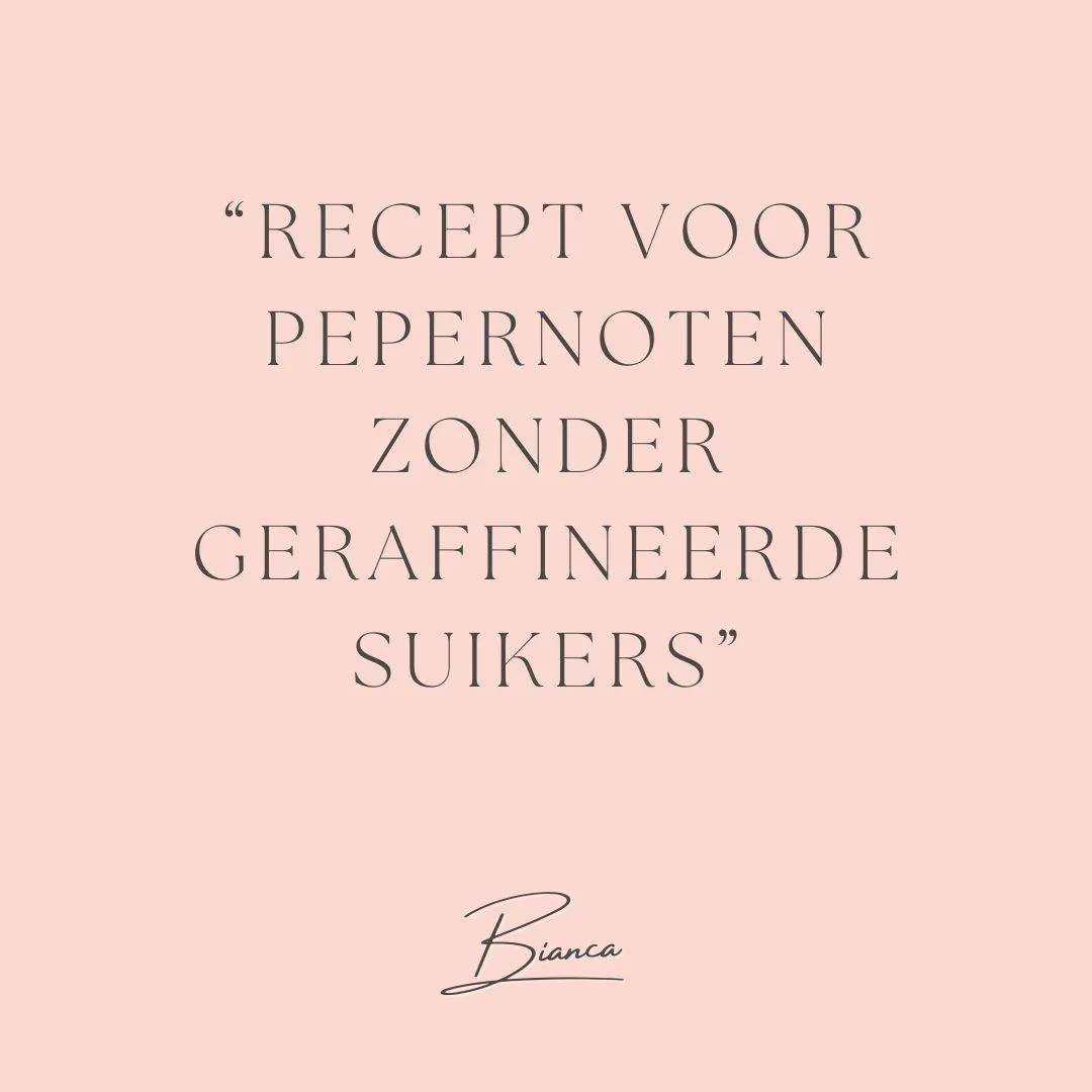 Suikervrije pepernoten