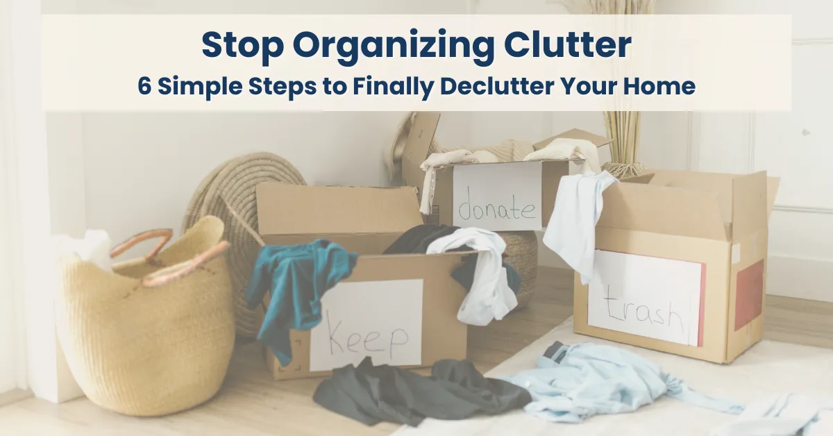 Declutter how to steps