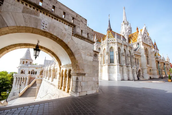 Hungarian Parliament on the Danube in Budapest