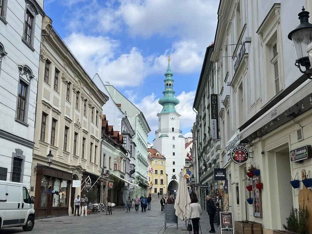 Bratislava the capital of Slovikia