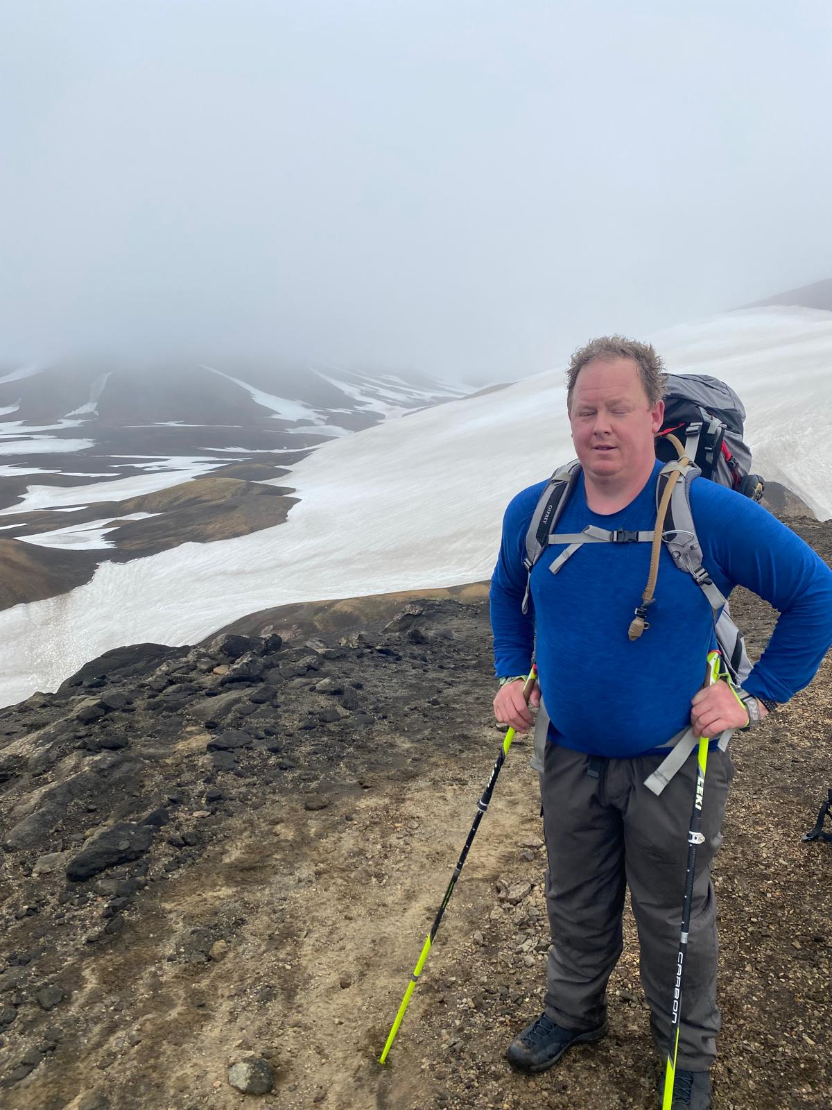 Simon Clark in Iceland