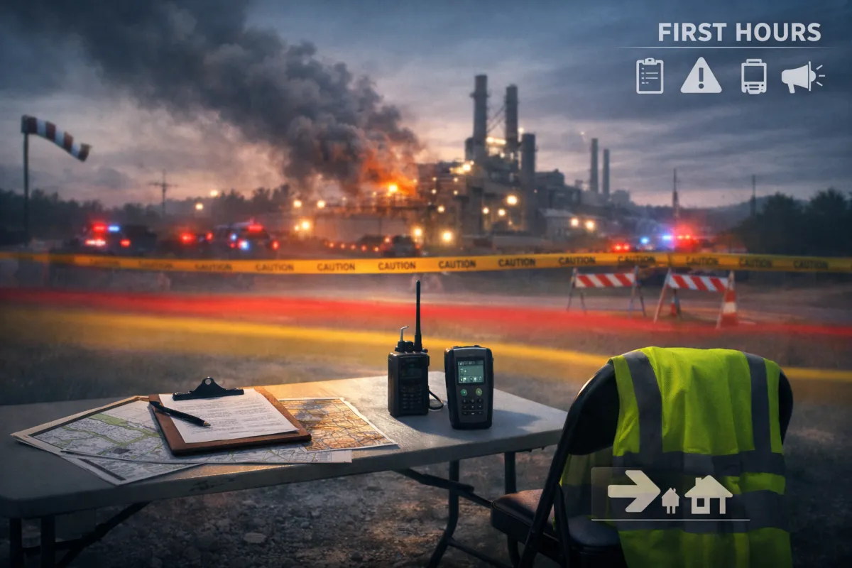 China Plant Explosion: First Hours of Incident Command