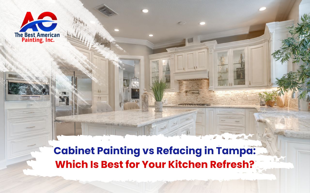 Cabinet Painting vs Refacing in Tampa: Which Is Best for Your Kitchen Refresh?