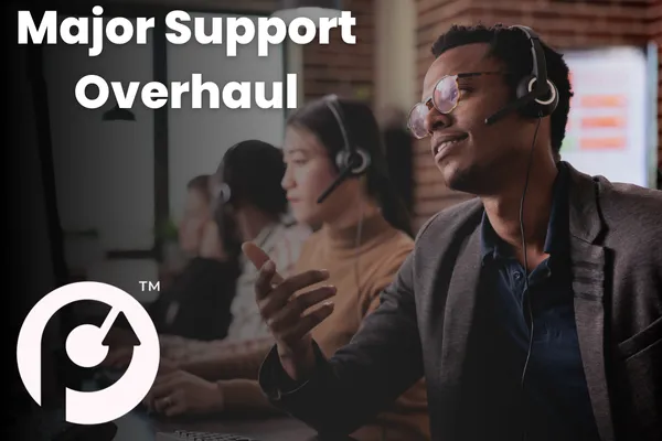 Support Rep on phone