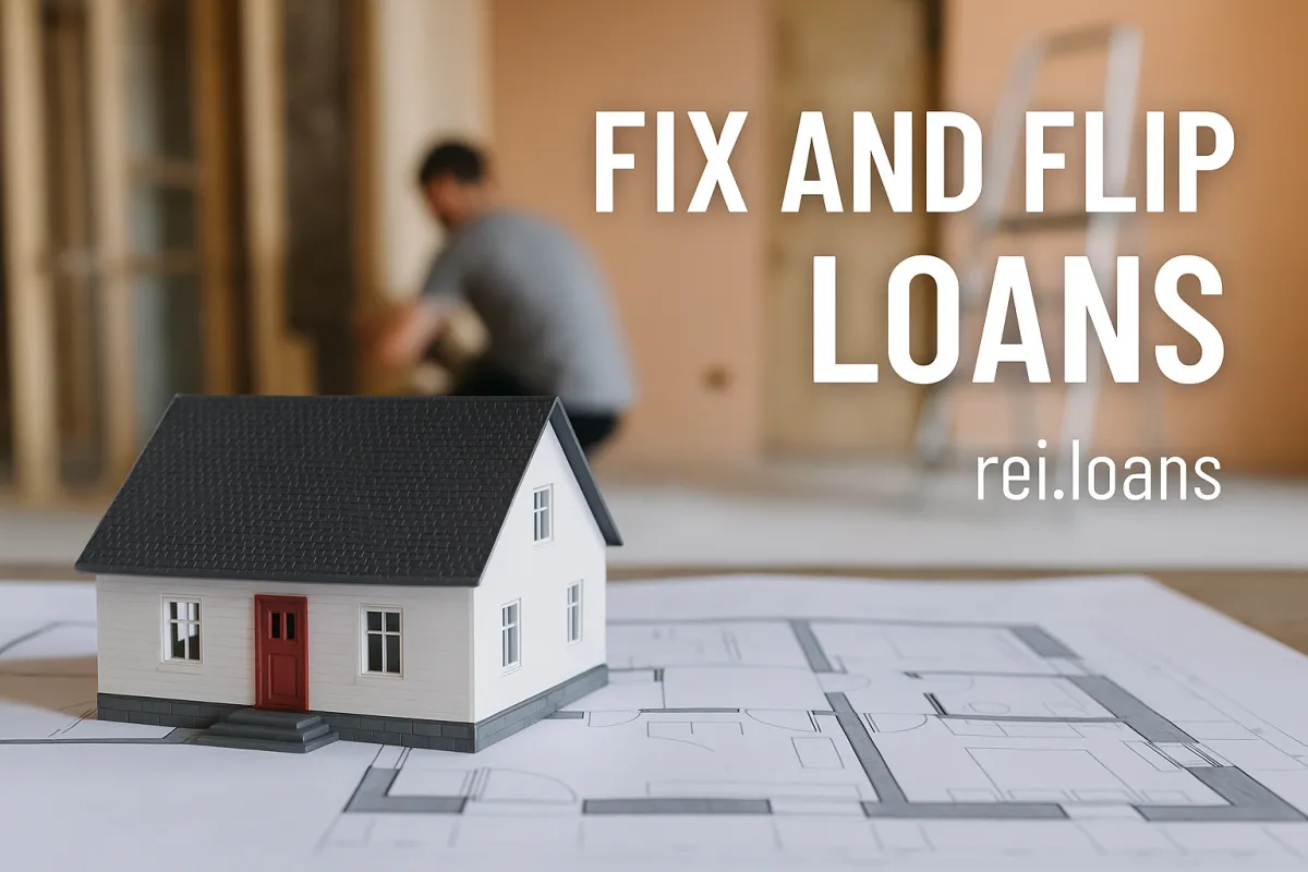 Investor evaluating house flipping renovation loan