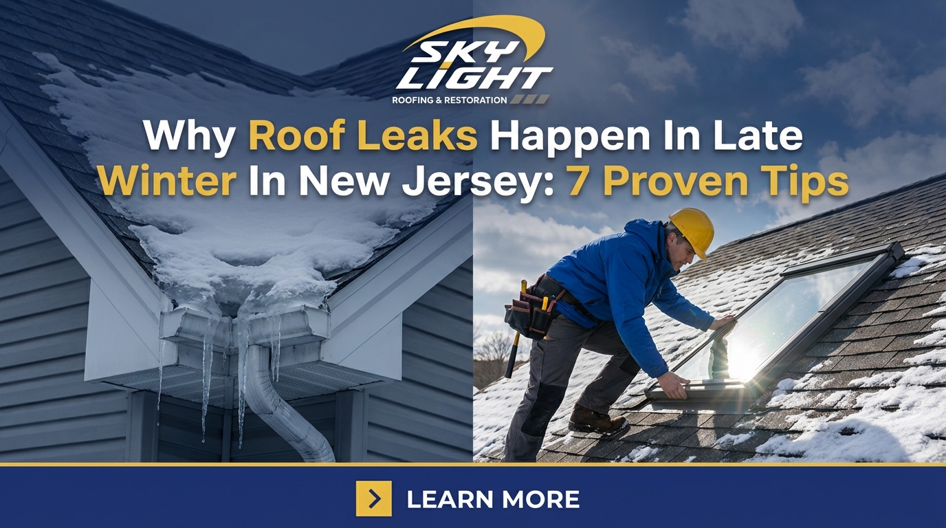 Why Roof Leaks Happen In Late Winter In New Jersey: 7 Proven Tips