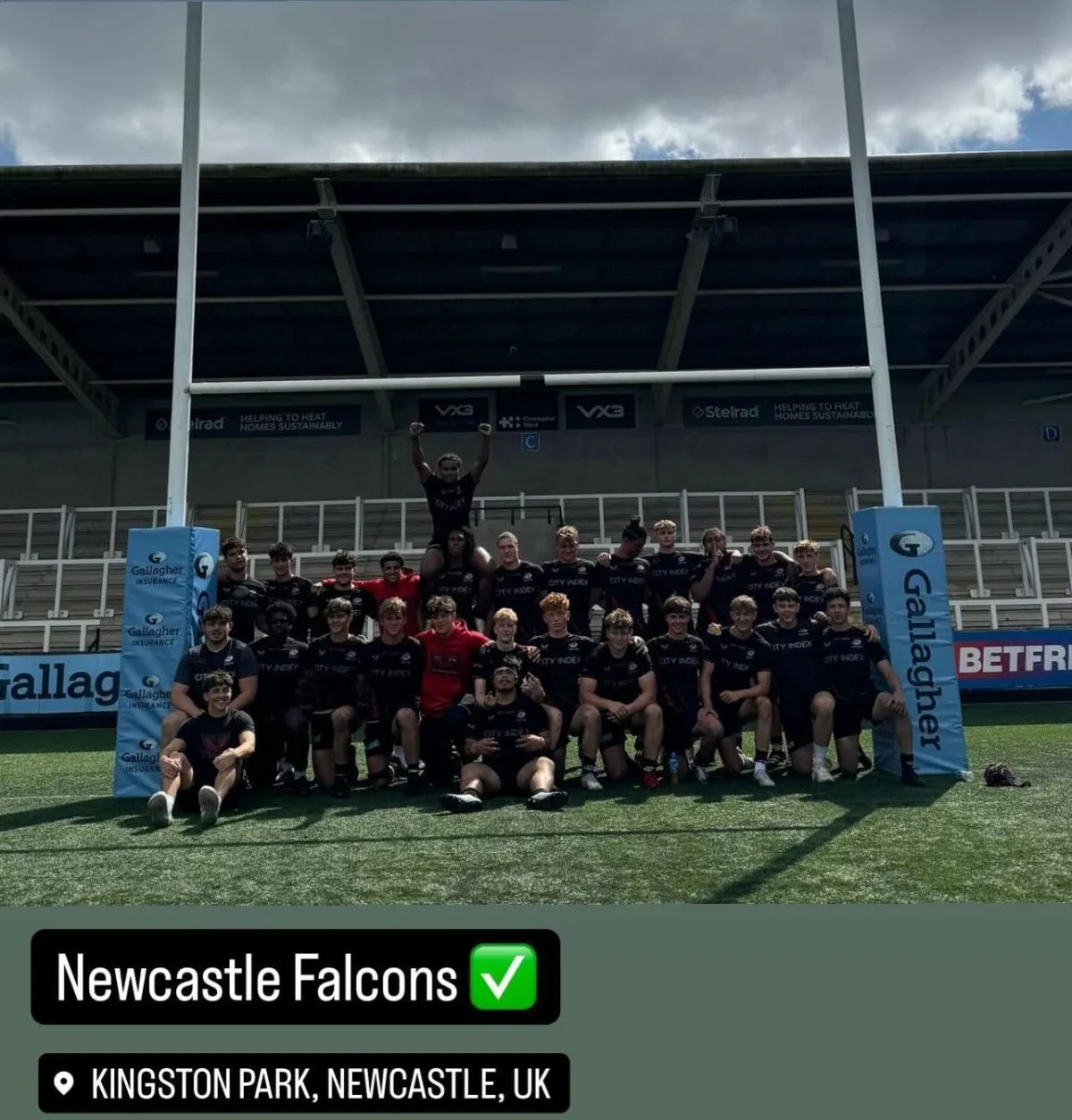 Freddie Stewart Saracens U18 vs Newcastle Falcons 2024