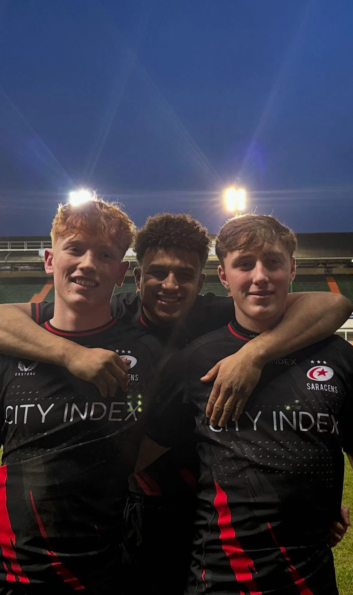 Freddie Stewart AJ and Austen Saracens Academy 2025