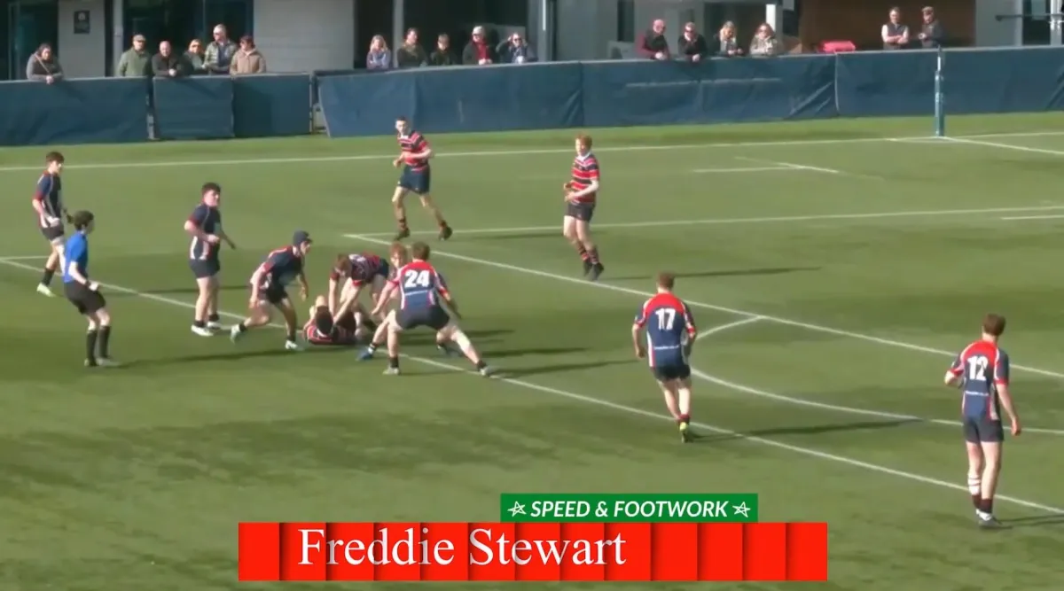 Freddie Stewart Rugby Saracens U18 Speed Clips