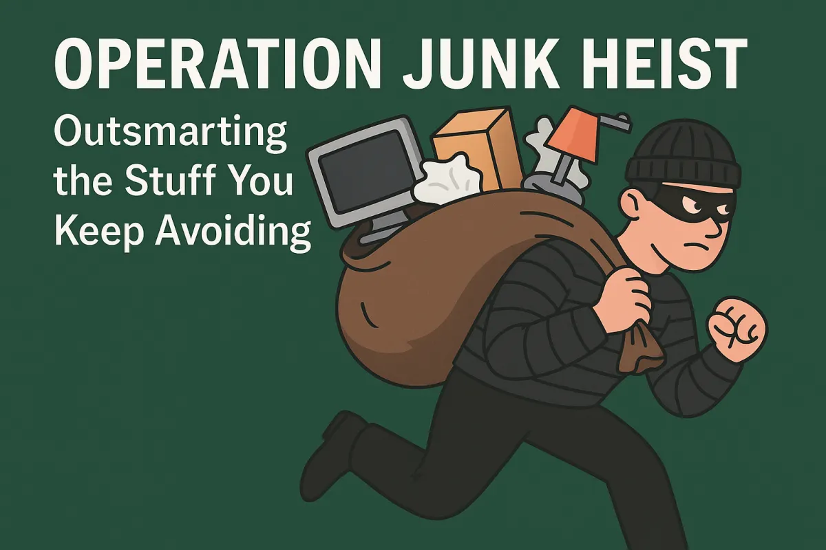 Operation Junk Heist: Outsmarting the Stuff You Keep Avoiding