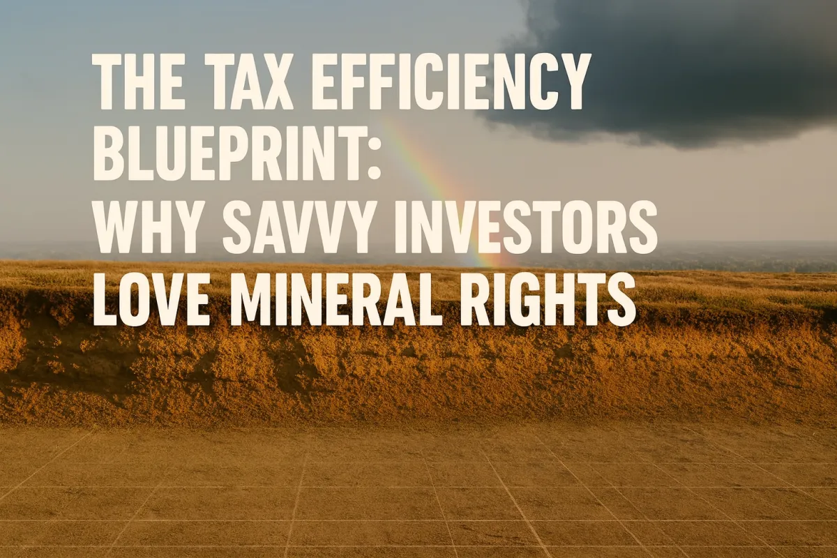 The Tax Efficiency Blueprint: Why Savvy Investors Love Mineral Rights