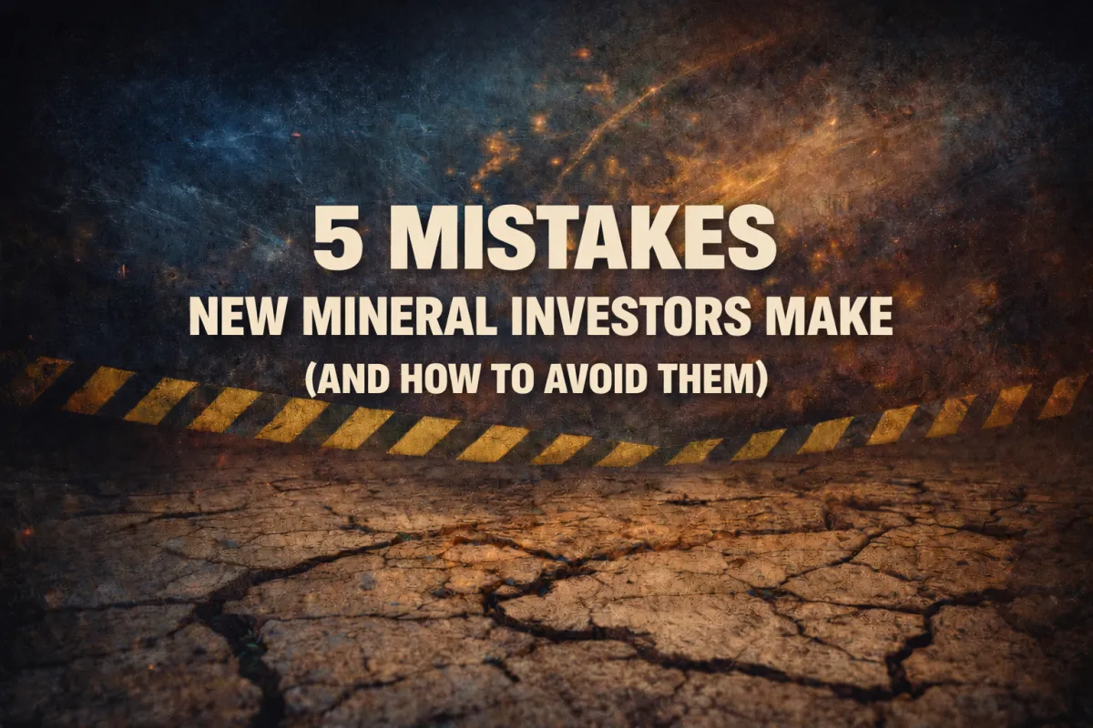 5 Mistakes New Mineral Investors Make (And How To Avoid Them)