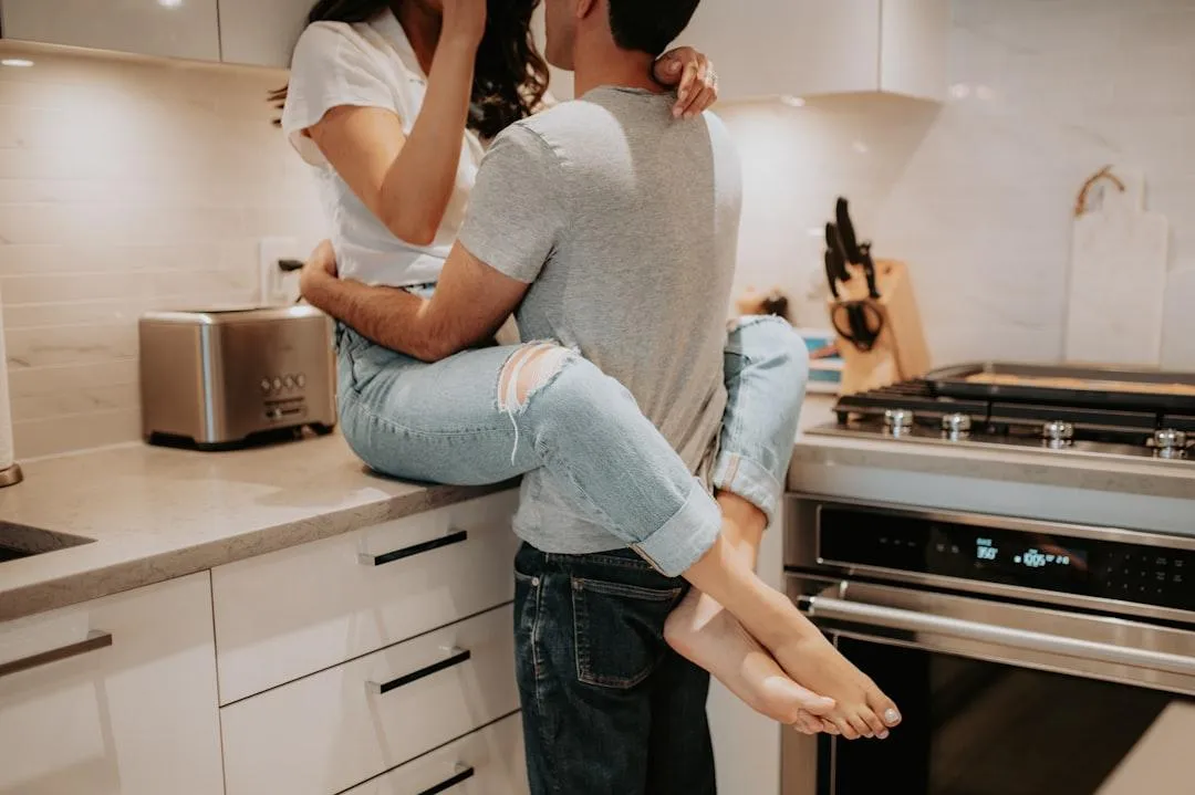 Image of a loving couple embracing, symbolizing the importance of sexual health and mutual respect in relationships, highlighting the role of communication, trust, and safe practices in maintaining a healthy and fulfilling partnership.