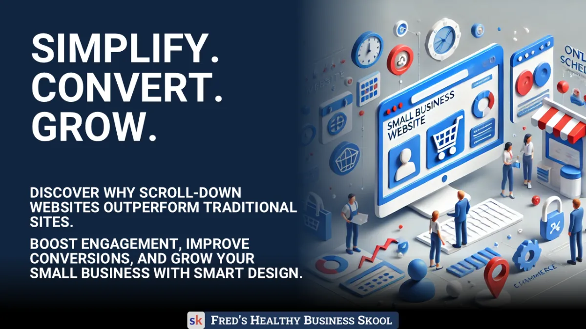 Five Reasons a Scroll-Down Website is Best for Small Business