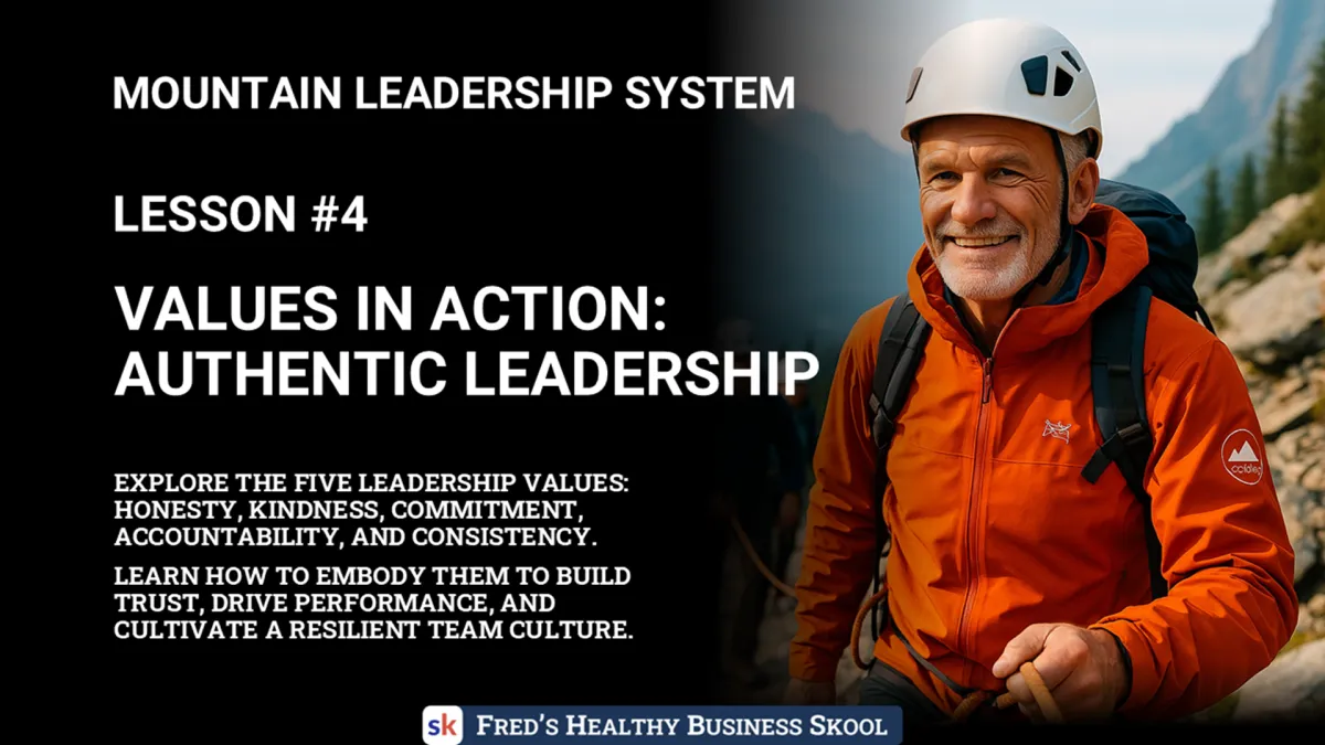Lesson #4 - Value Based - Authentic Leadership