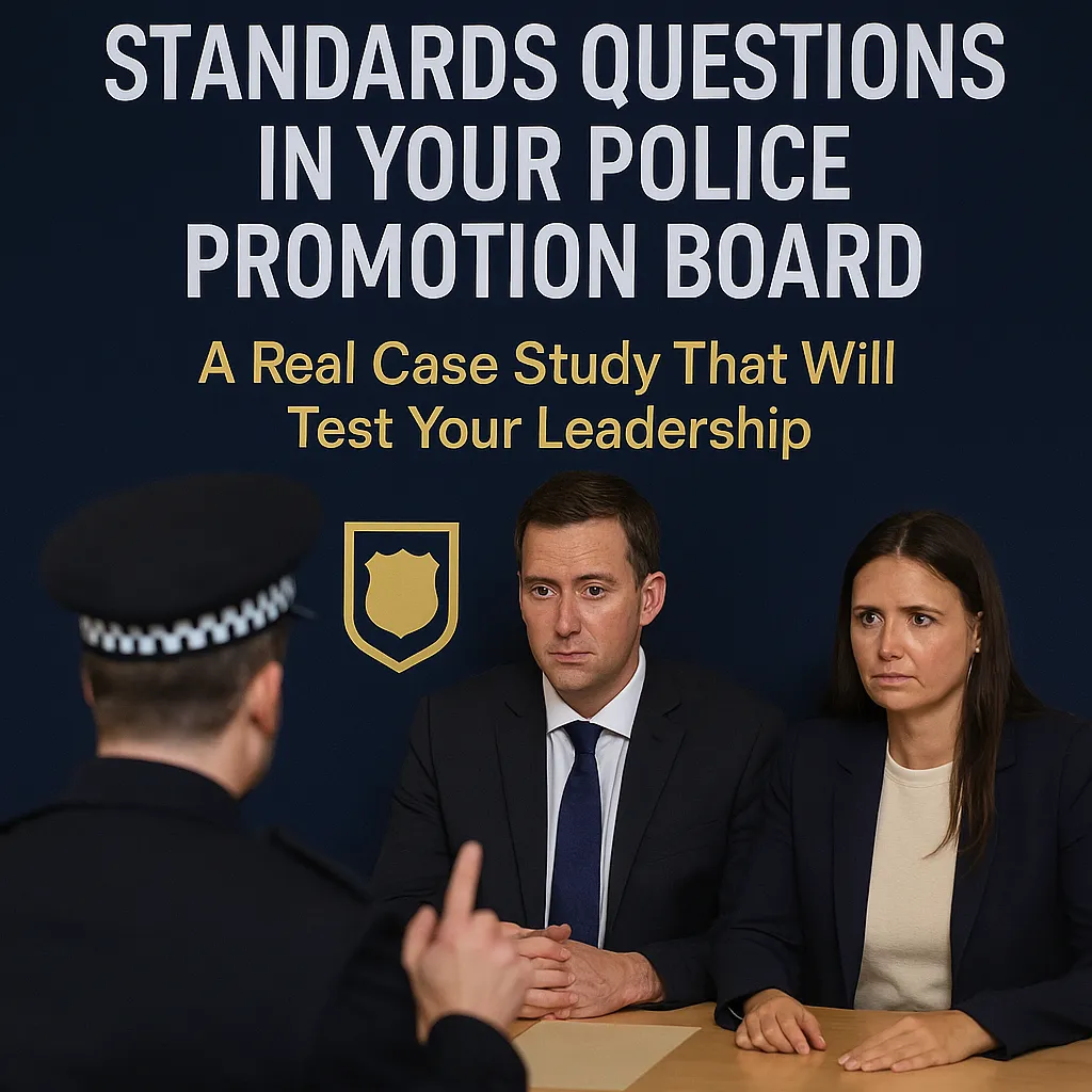 How to Handle Standards Questions in Your Police Promotion Board: A Real Case Study That Will Test Your Leadership
