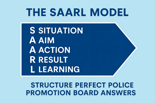 The SAARL Model: BETTER Than STAR for Police Promotion | Sergeant Board Answer Structure