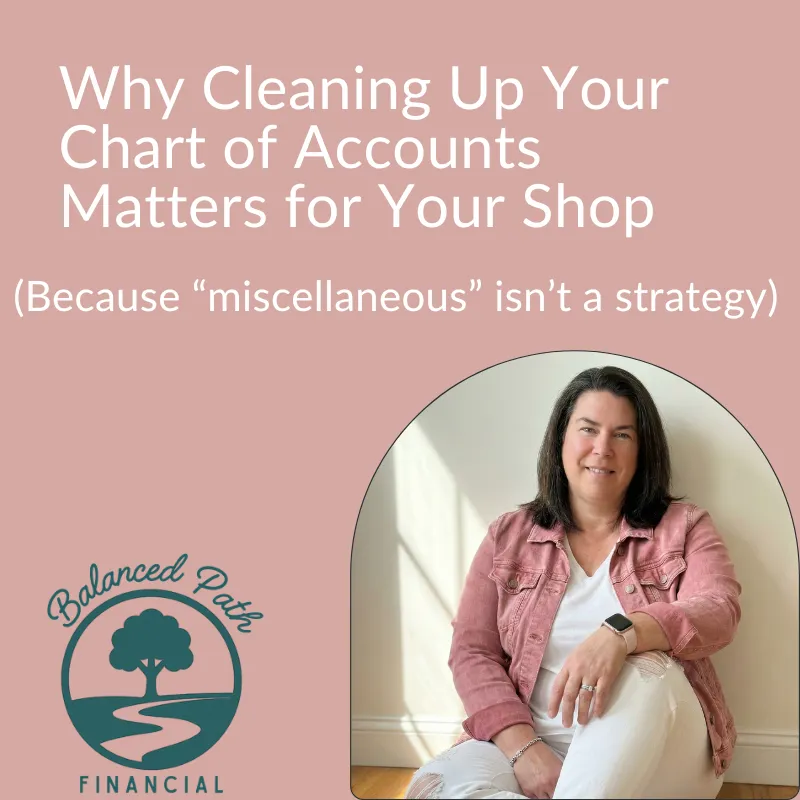 Clean Up Your Chart of Accounts for Clear Shop Numbers