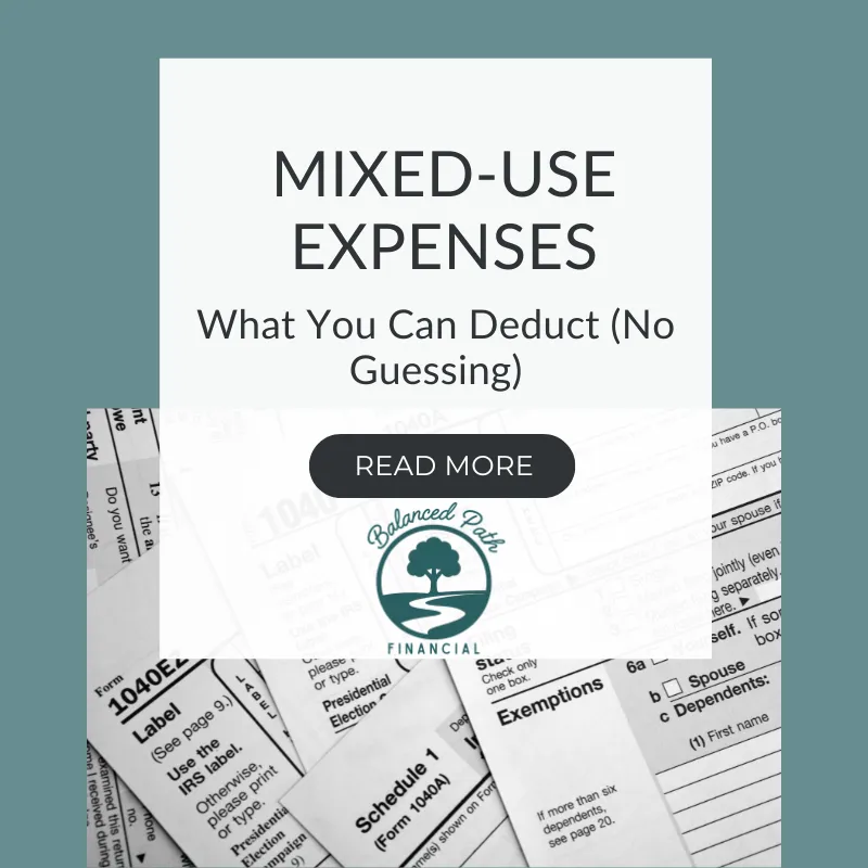 Mixed-Use Expenses: What You Can Deduct (No Guessing)