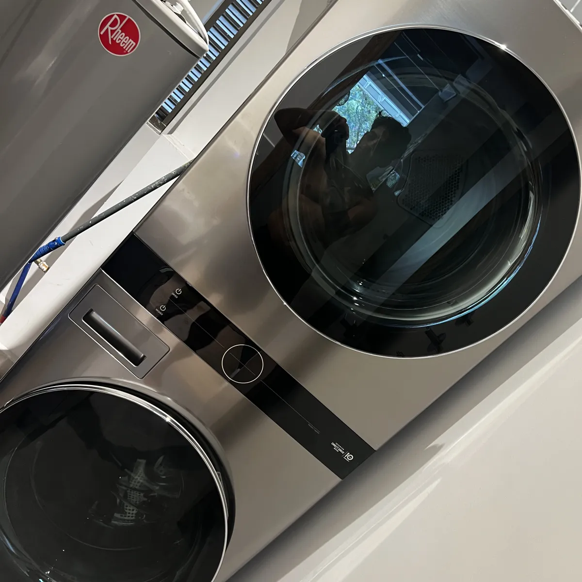 Washer and dryer