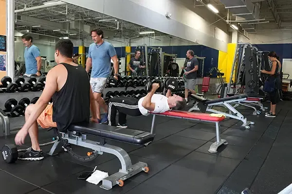 Weight Training at The New Boca Raton Fitness Center