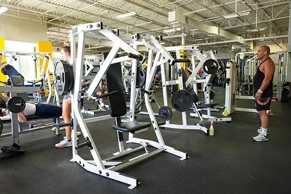 Huge Weight Room at The New Boca Raton Fitness Center