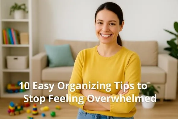 10 Easy Organizing Tips to Help You Get Started Without Feeling Overwhelmed - Part 1