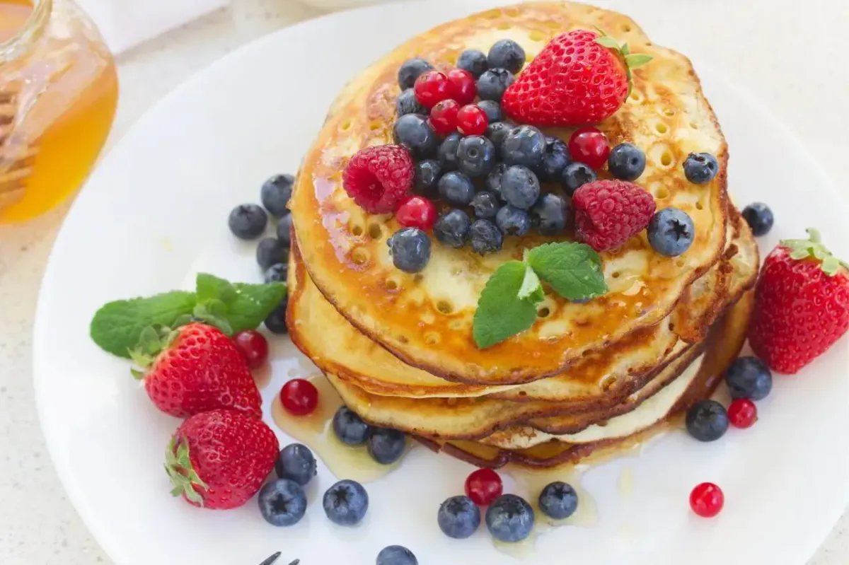 Cottage Cheese Protein Pancakes