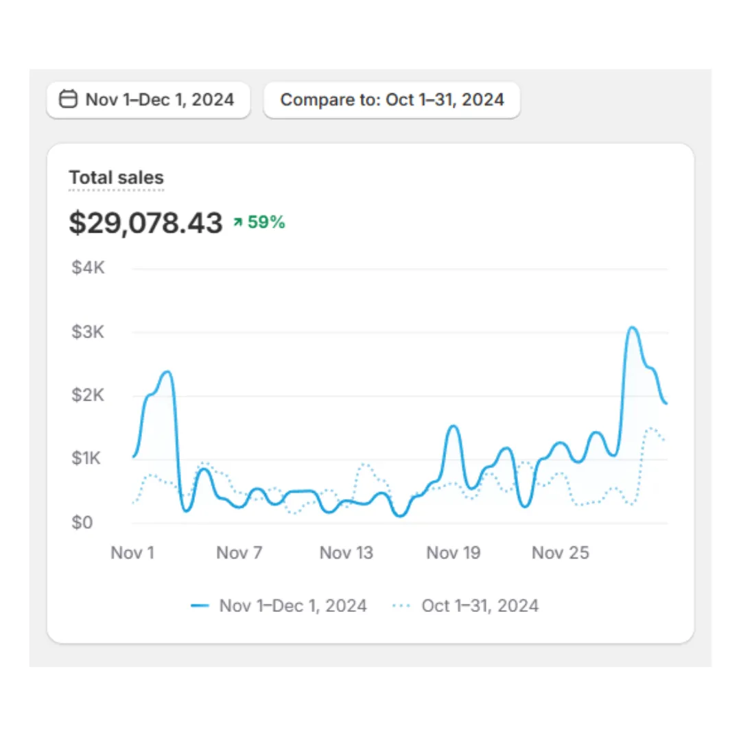 Scaling results with Meta Ads for Shopify store