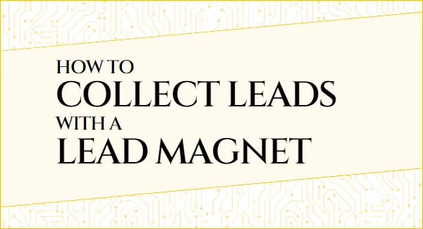 How to use a Lead Magnet to Collect Leads