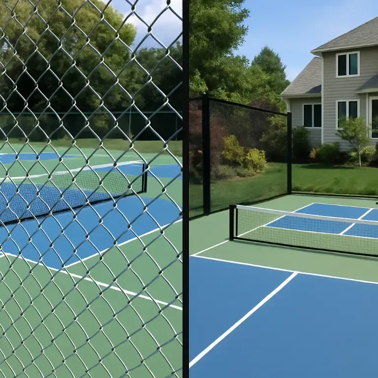 concept photo for topic on pickleball fence guide