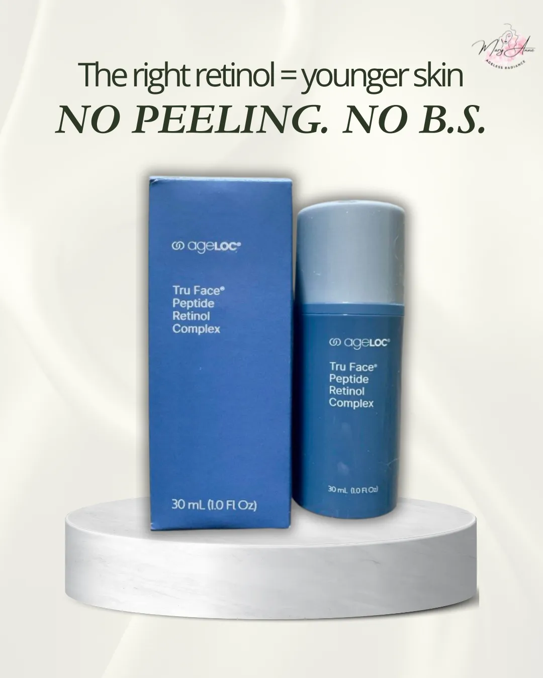 Unlock Radiant Skin with ageLOC Tru Face Peptide Retinol Complex