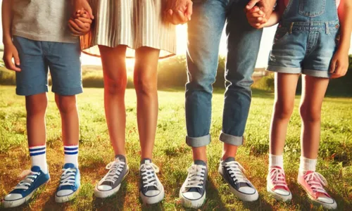 family holding hands