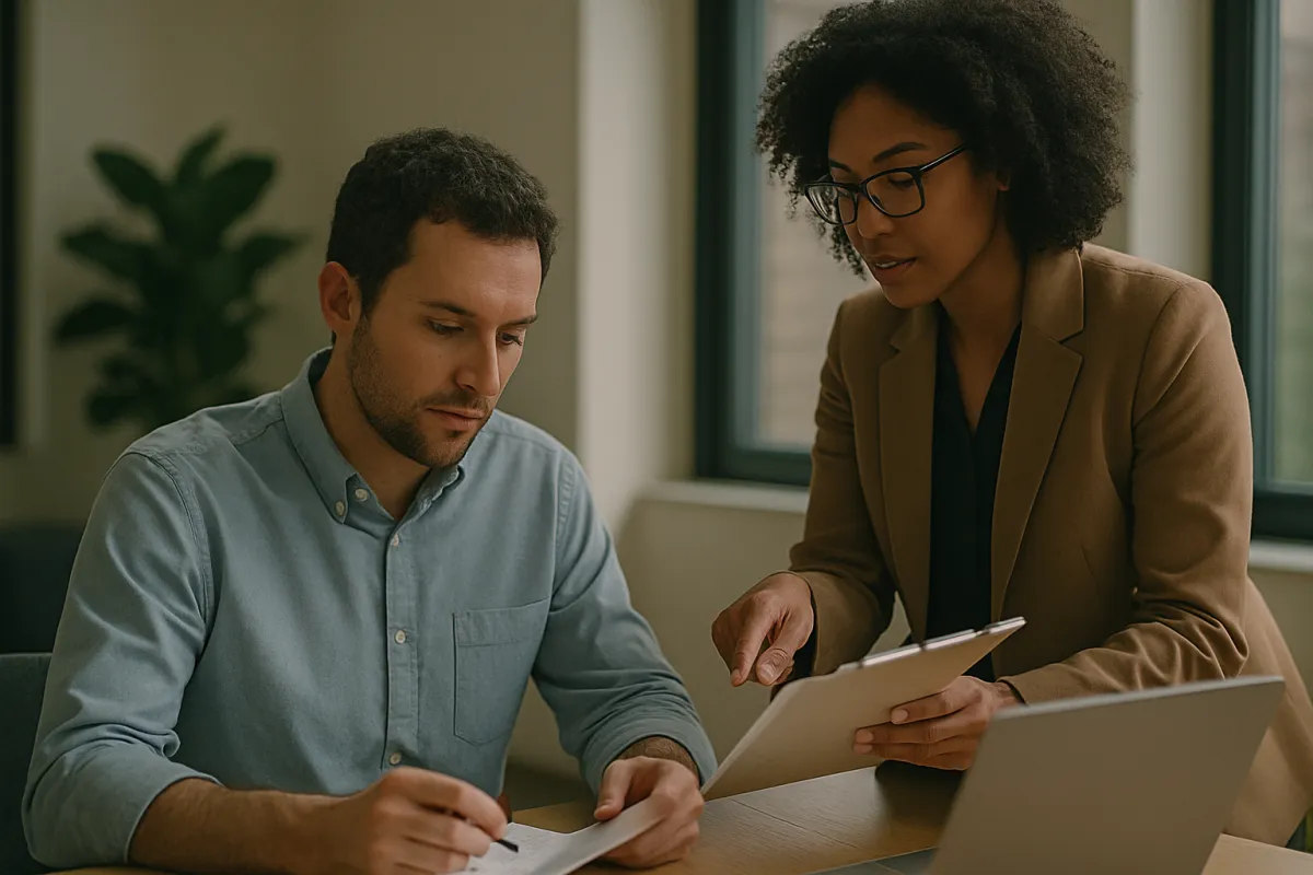 Collaboration in a modern office