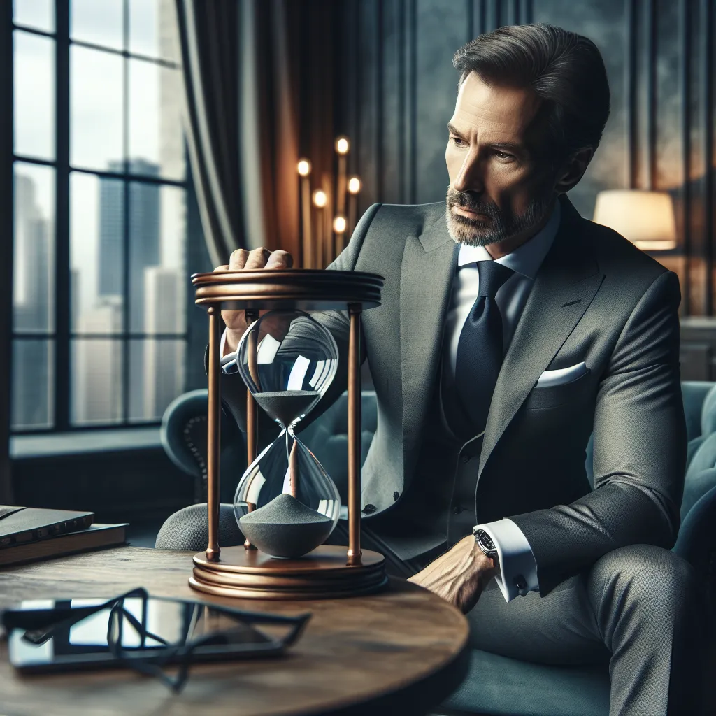 CEO pondering over failed AI CRM integration in a modern office