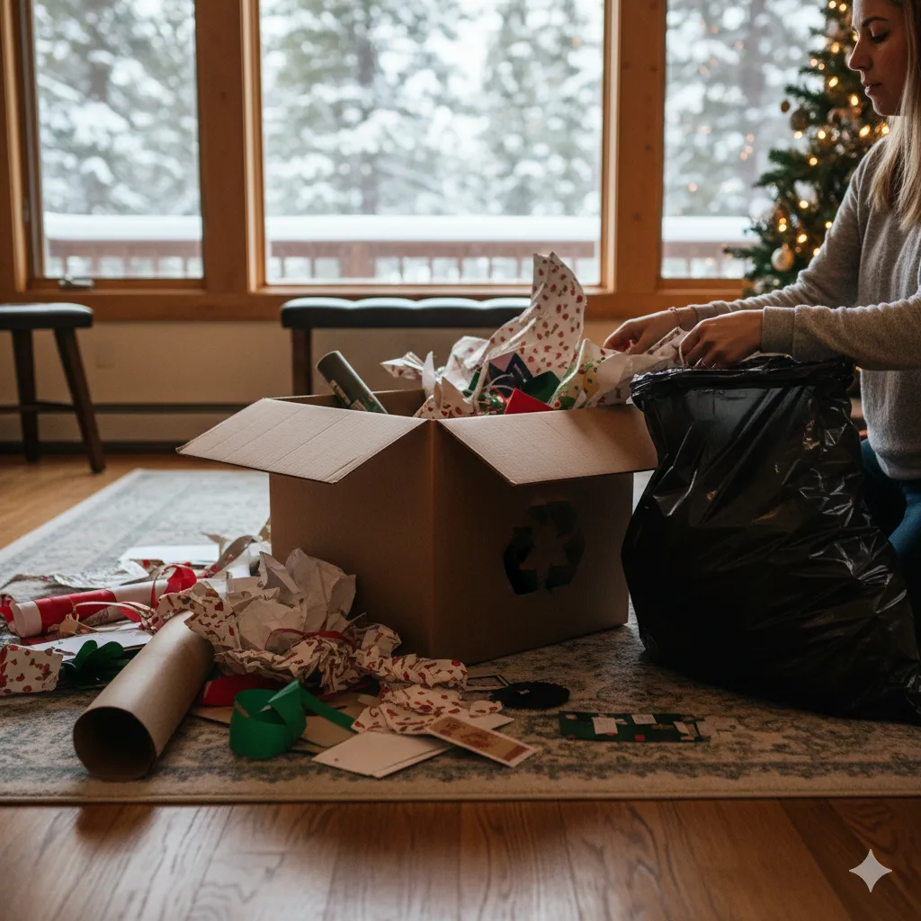 Post-Holiday Junk Cleanup in Big Bear