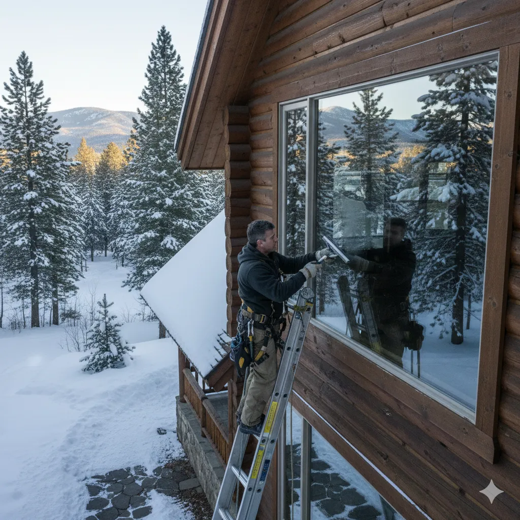 Winter Window Cleaning in Big Bear: Is It Safe and Effective?