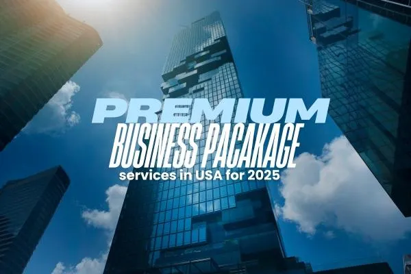 Premium Business Package 2025 offering advanced branding, e-commerce solutions, and digital marketing services for established companies aiming for expansive growth.