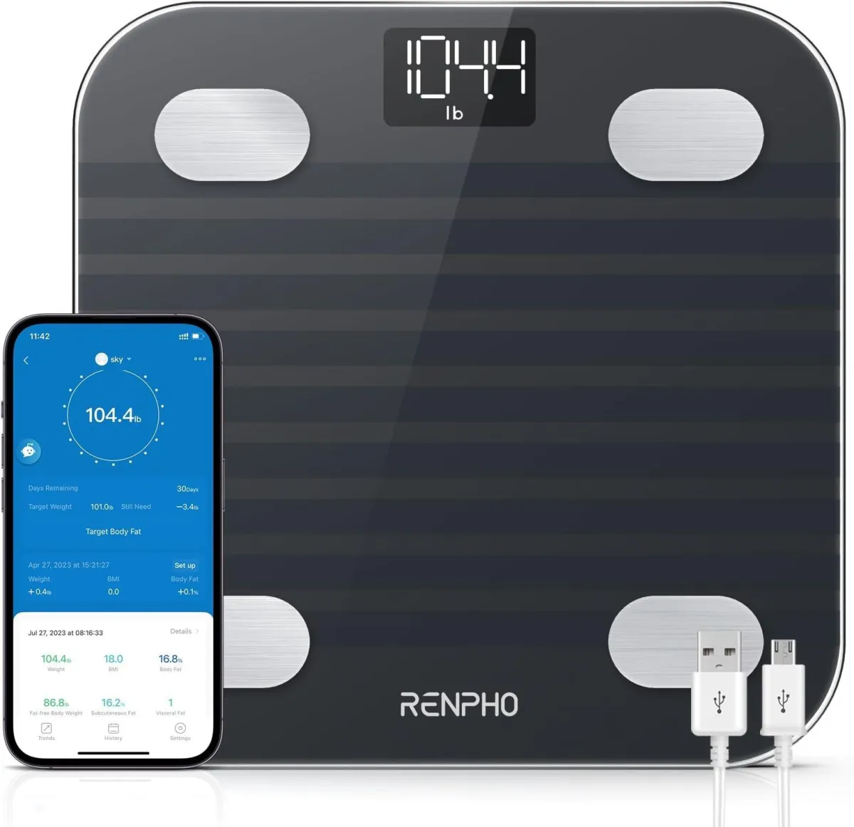 bluetooth body fat scale