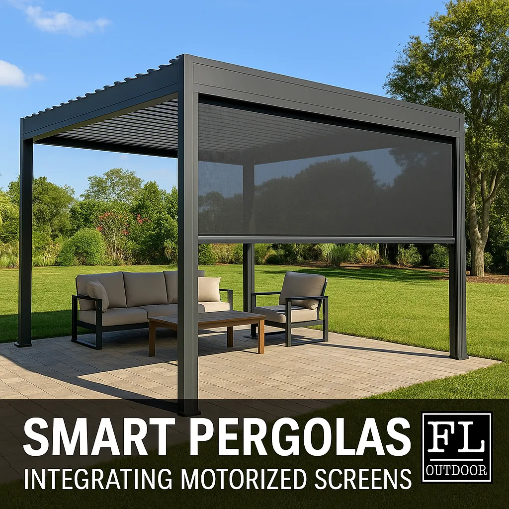 Smart Pergolas: Integrating Motorized Screens for Modern Outdoor Living in Fort Lauderdale