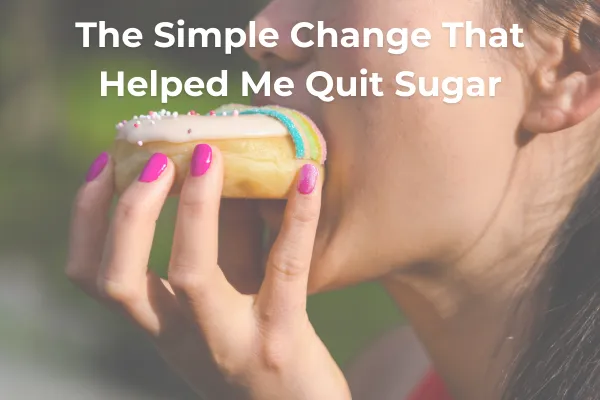 Midlife woman struggling with sugar cravings