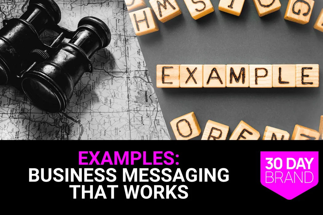 business messaging examples