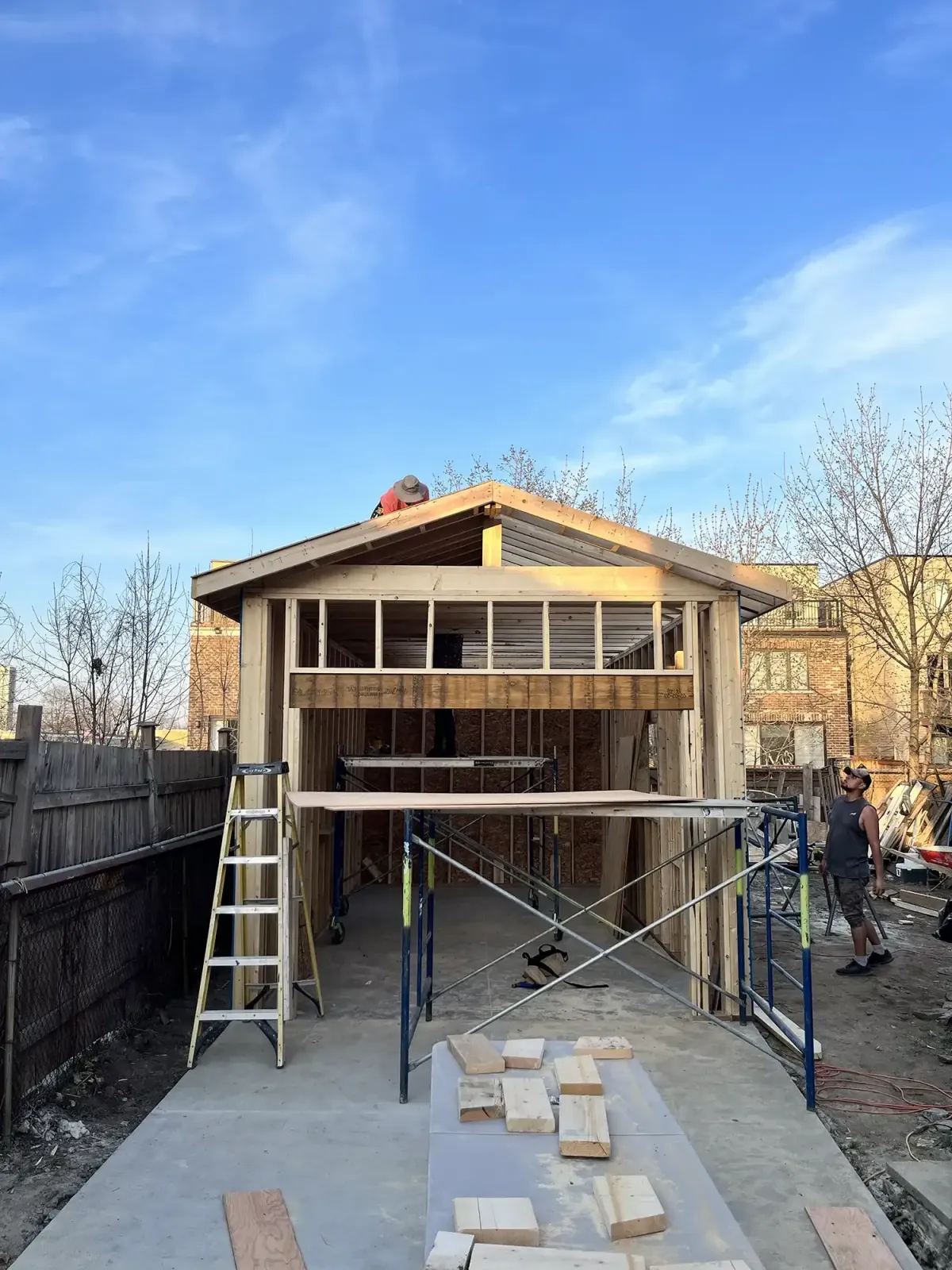 Garage Build from Toronto deck and outdoor builder Build 4 Outdoors