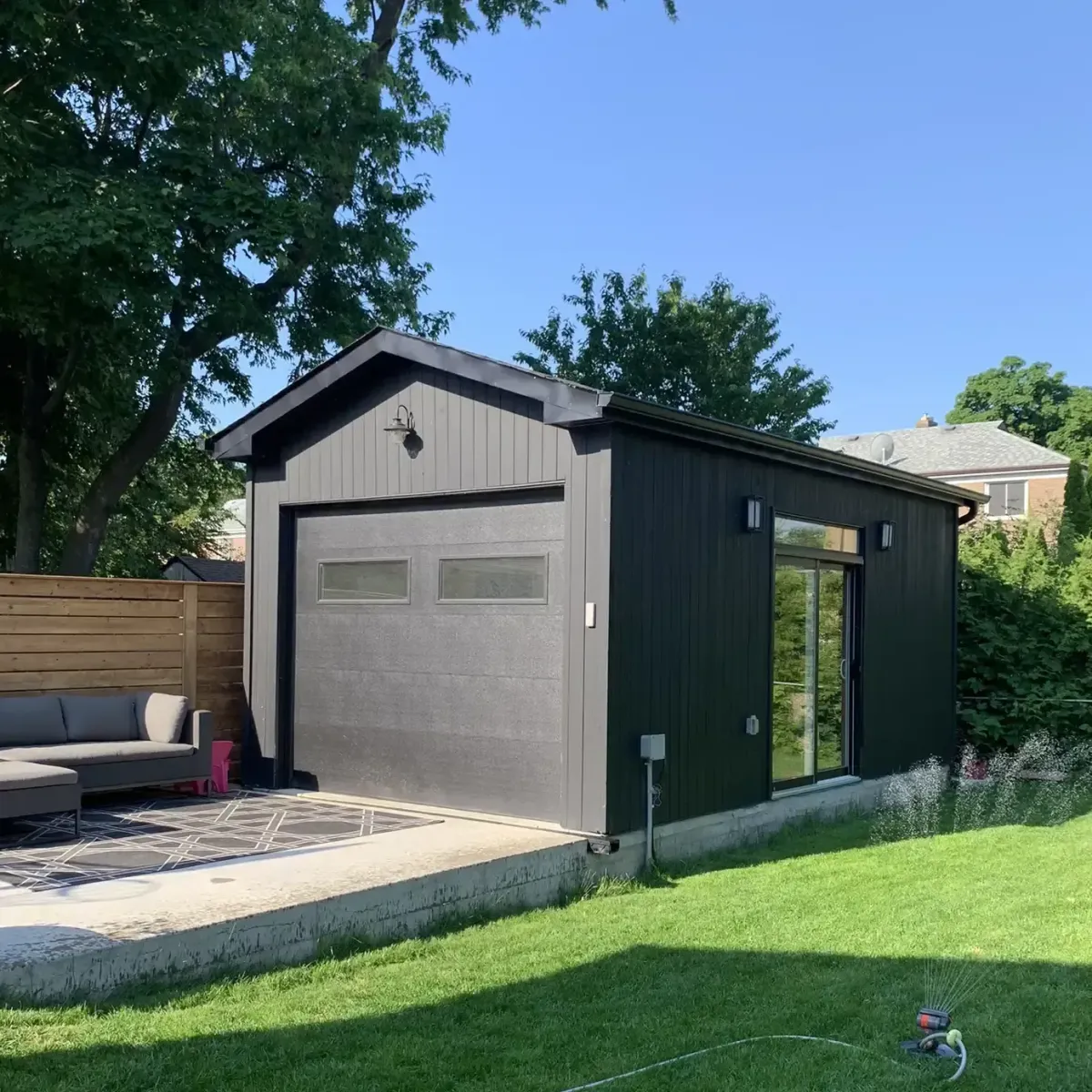 custom garage construction in Toronto by Build for 4 Outdoors