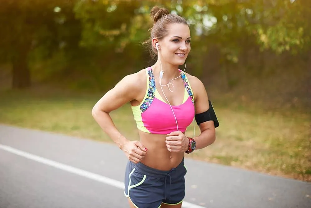 woman running