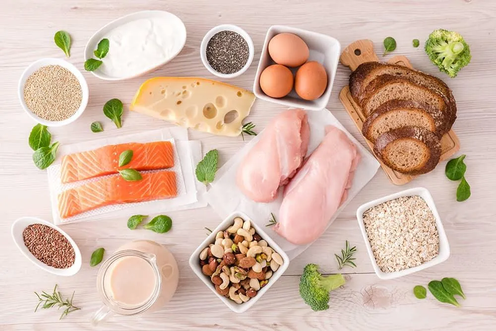 table of food